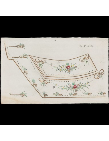 Johann Friedrich Netto - Broderies pour un habit à la française (circa 1790s) Comparez et commandez 