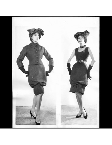 Christian Dior - Deux ensembles par Yves Saint-Laurent (1959) pas cheres