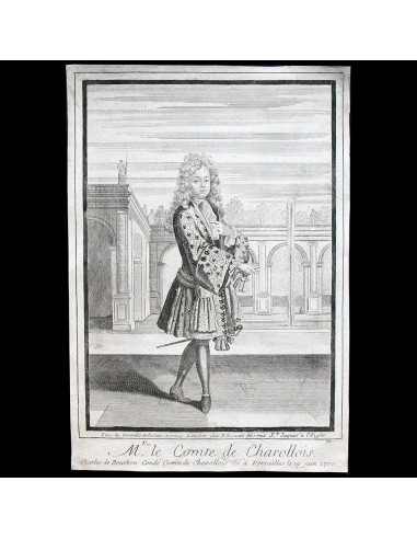 Bonnart - Le Comte de Charollois (circa 1710) la livraison gratuite