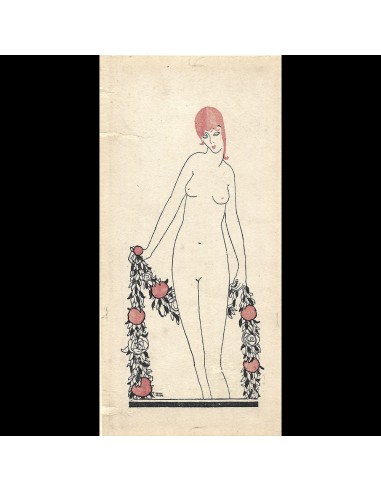 Poiret - Vignette de Paul Iribe pour l'album Les Robes de Paul Poiret (1908) Vous souhaitez 