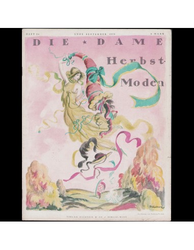 Die Dame, septembre a w k1920, couverture de Ludwig Kainer 2023