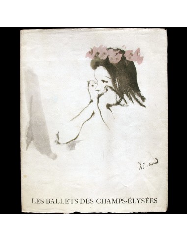 Ballets des Champs-Elysées - Programme n°2 de mars 1946, couverture de Bérard Venez découvrir notre 