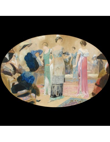 René Lelong - De 4 à 6 chez Zimmermann, présentation à la maison de couture (1912) Venez découvrir notre 