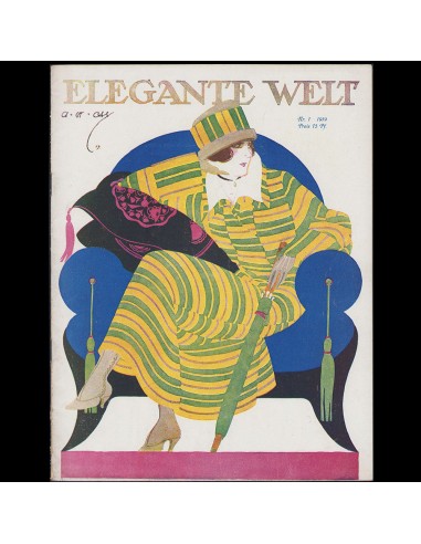 Elegante Welt, n°7, couverture d'A. M. Cay (1919) l'achat 