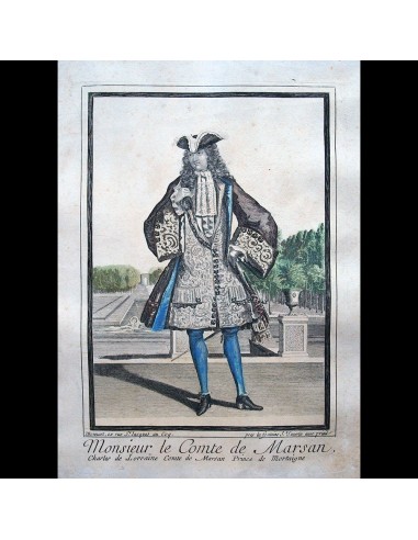 Bonnart - Charles de Lorraine, Monsieur le Comte de Marsan (circa 1690s) pas cheres