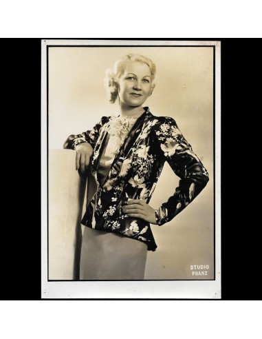 Marcelle Landowska - Ensemble porté par Miss Paris 1935, tirage du Studio Franz sélection de produits