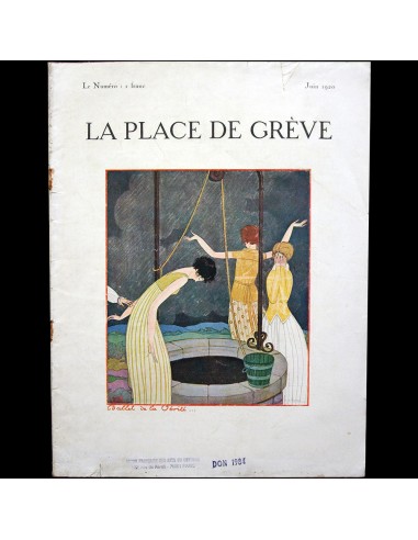 La Place de Grève (juin 1920), couverture de Georges Lepape en ligne