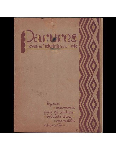 Parures, revues des Industries de la Mode, n°11, mai 1927 store