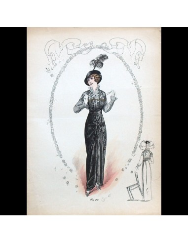 Drecoll - Ensemble de 10 gravures (circa 1910) commande en ligne