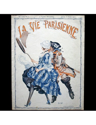 La Vie Parisienne, 17 février 1917, couverture de Herouard de technologie