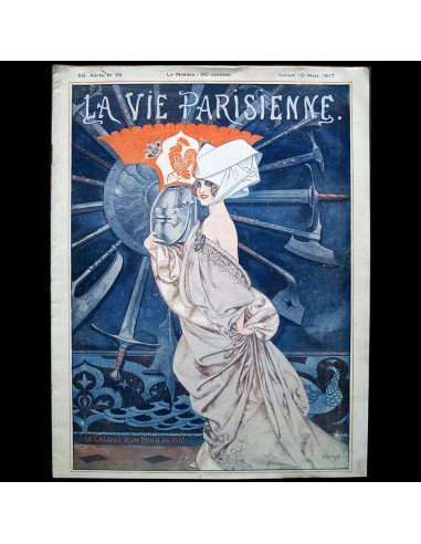 La Vie Parisienne, 10 mars 1917, couverture de Herouard en ligne des produits 