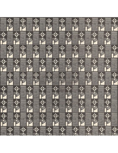 Wiener Werkstätte - Composition aux roses par Josef Hoffmann et Koloman Moser (1905) la colonne vertébrale