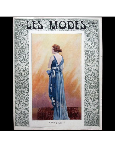 Les Modes, n°188 (octobre 1919), robe du soir par Worth chez Cornerstreet bien 