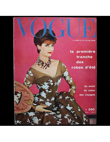 Vogue France (1er mai 1958), couverture de Henry Clarke basket pas cher