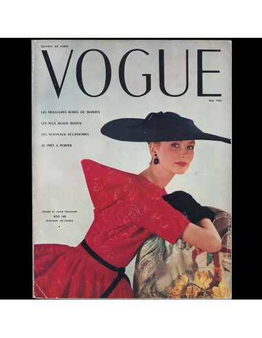 Vogue France (1er mai 1953), couverture d'Henry Clarke français