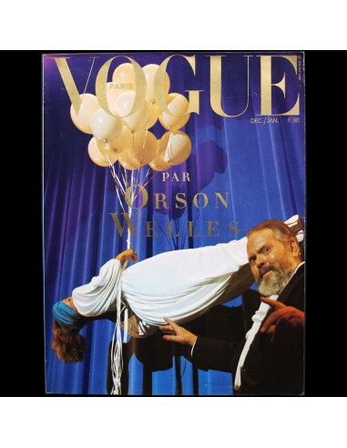 Vogue France par Orson Welles (décembre 1982-janvier 1983), exemplaire de Karl Lagerfeld en ligne des produits 