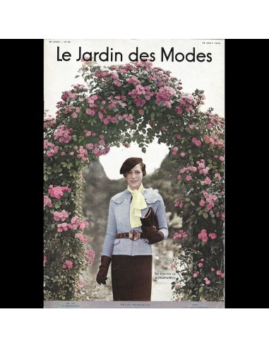 Le Jardin des Modes, n°181, 15 août 1934, ensemble de Schiaparelli chez Cornerstreet bien 