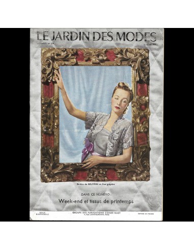 Le Jardin des Modes, n°279, 15 avril 1939, boléro de Bruyère offre 