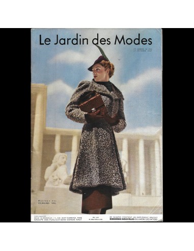 Le Jardin des Modes, n°242, 1er octobre 1937, ensemble des Fourrures Weil Economisez 