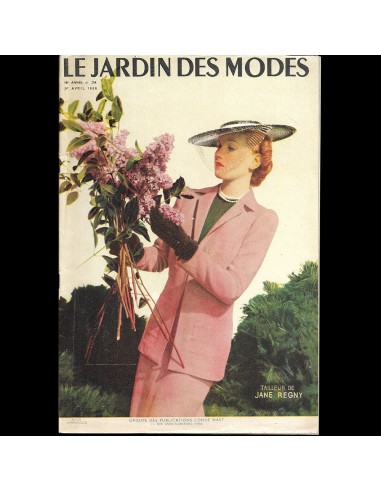 Le Jardin des Modes, n°254, 1er avril 1938, tailleur de Jane Regny 50-70% off 