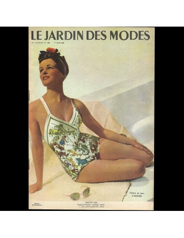 Le Jardin des Modes, n°258, 1er juin 1938, maillot de bain d'Hermès Vous souhaitez 