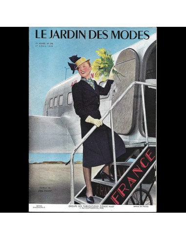 Le Jardin des Modes, n°278, 1er avril 1939, Tailleur de Jane Regny Comparez et commandez 