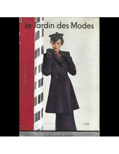 Le Jardin des Modes, n°219, 15 octobre 1936, ensemble de Creed les ctes