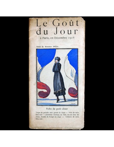 Le Goût du Jour, décembre 1918, couverture de Drésa l'achat 