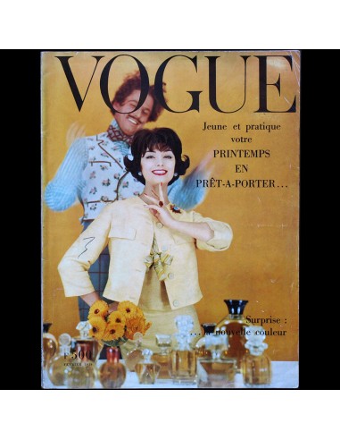 Vogue France (1er février 1959), couverture de Henry Clarke Comment ça marche