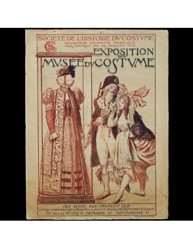 Société de l'Histoire du Costume - Exposition du Musée du Costume, affiche par Auguste Gorguet (1920) sur le site 