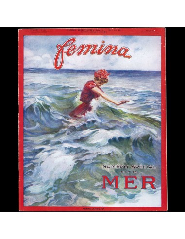 Fémina, 1er août 1914, numéro spécial sur la mer Venez acheter