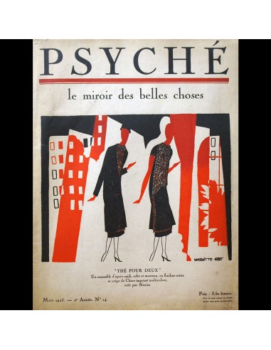 Psyché, le miroir des belles choses (mars 1925), couverture de René Magritte outlet