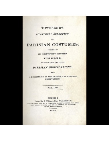 Townsend's selection of Parisian costumes - livraisons de 1823 à 1825 Dans la société mordern