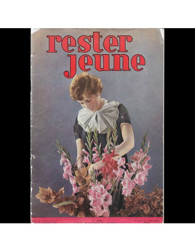 Rester Jeune, novembre 1934, couverture de Georges Saad de France